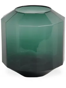 Стеклянная ваза bliss среднего размера, 20х20 см, Xlboom, зеленый