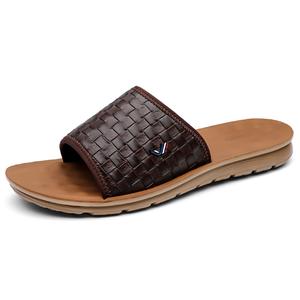 Eminu Мужские стойкие к истиранию шлепанцы-слипоны коричневые, цвет Brown
