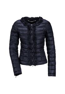 Стеганая куртка с цветочным декором Madeleine, синий