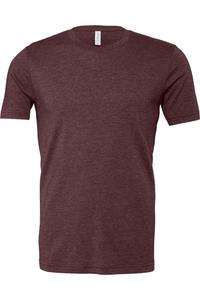 Футболка унисекс BELLA + CANVAS из джерси CVC, цвет heather maroon
