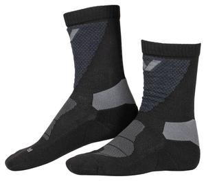 Носки бесшовные, короткие VXA-5  Vanucci, черный/серый