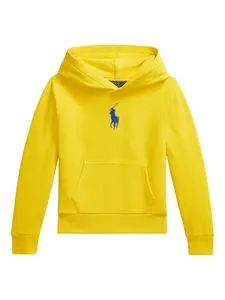 Худи с вышитым логотипом POLO RALPH LAUREN KIDS, желтый
