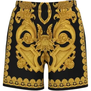 Мужские повседневные шорты SS25 Versace, черный