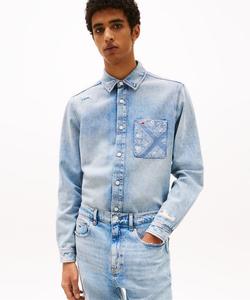 Обычная джинсовая рубашка