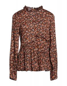 Топ High, коричневый