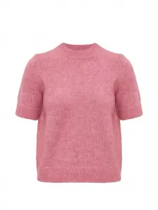 Вязаный топ с эластичными ребристыми манжетами Michael Michael Kors, розовый