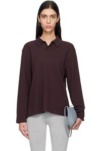 Браун Диана поло Flore Flore, шоколадно-коричневый