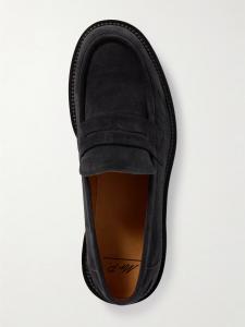 Замшевые пенни-лоферы Jacques MR P., черный