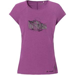 Shirt wo tekoa t-shirt ii Vaude, цвет magenta