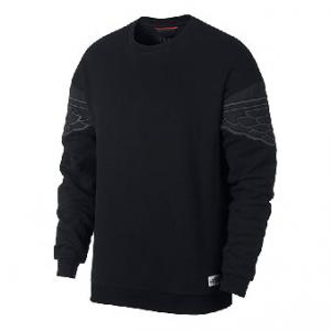 Толстовка embroidered sports pullover black Air Jordan, черный