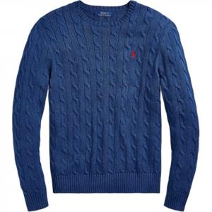 Весна-Лето 2022 Трикотаж Мужская Синяя Футболка Polo Ralph Lauren