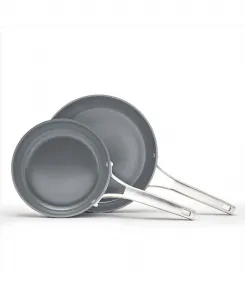 Набор керамических сковородок Premier с антипригарным покрытием диаметром 8 и 25 см Calphalon, Midnight Blue