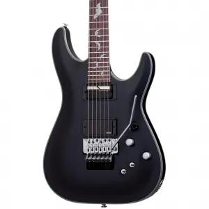 Электрогитара Schecter Guitar Research Damien Platinum 6 с Floyd Rose и Sustainiac, сатиновый черный