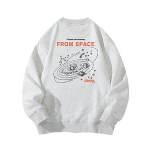 Футболка школьная с капюшоном Jeep, хаки (с флисовой подкладкой)