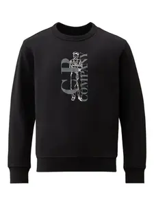 Свитер с графическим принтом C.P. Company Kids, черный