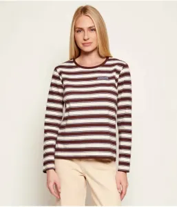 Блуза regular fit Patrizia Pepe, коричневый