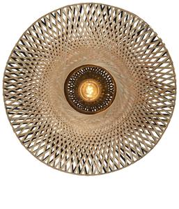 Потолочный светильник Good & Mojo, 60x15 см, черный/светло-коричневый