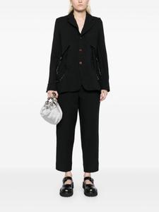 Black Comme Des Garçons пиджак с эффектом потертости, черный