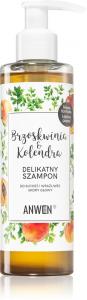 Успокаивающий шампунь с персиком и кориандром для сухой и чувствительной кожи головы Anwen, 200 мл
