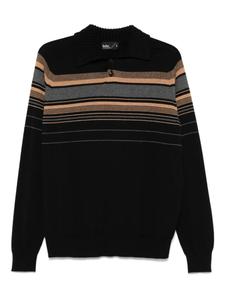 Рубашка поло в полоску Kolor, черный