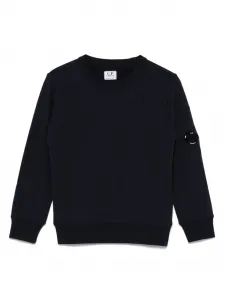 Толстовка с декором Lens C.P. Company Kids, синий