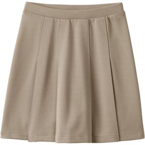 Юбка со складками из понте для школьной формы Lands' End для девочек 4–16 лет, цвет Khaki
