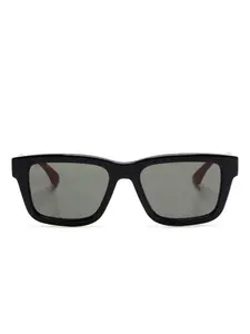 Солнцезащитные очки в квадратной оправе Gucci Eyewear, зеленый