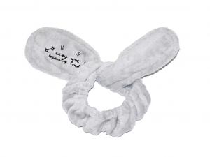 Доктор Mola Bunny Ears Плюшевая косметическая повязка на голову с кроличьими ушками, серая Dr. Mola