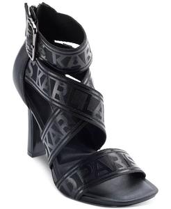 Женские сандалии Careliz с ремешками KARL LAGERFELD PARIS, черный