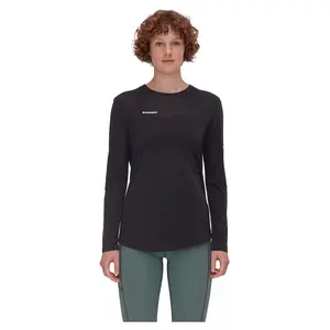 Футболка Mammut Tree Wool FL long sleeve, черный
