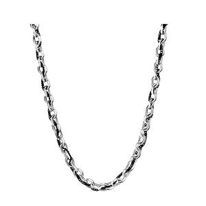 Титановая стальная цепь унисекс ENFANTIN, Black[45+5Cm]