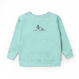 Графический свитшот с вышитым снеговиком The Juniper Shop, Seafoam