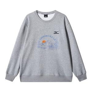 Унисекс свитшот Mizuno, серый