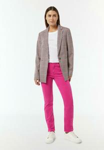 Джинсы облегающего кроя MIT GESCHLITZTEM SAUM comma casual identity, розовый