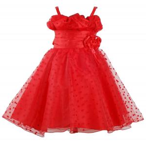 Вечернее платье Cinda с бантом, красный