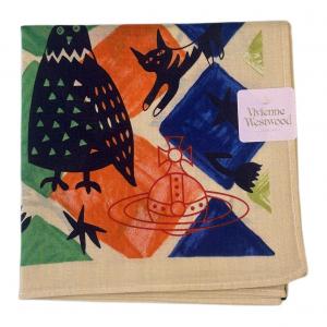 Vivienne Westwood Шёлковый шарф унисекс жёлтый, Yellow