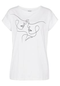 Рубашка LASCANA, белый