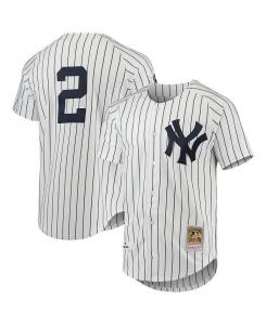 Мужское аутентичное джерси белого цвета Derek Jeter New York Yankees 1997 Cooperstown Collection Mitchell & Ness, белый