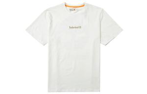 Футболка унисекс цвета слоновой кости белая Timberland