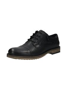 Туфли на шнуровке bugatti, черный