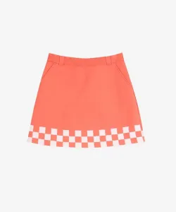 Клетчатая вязаная юбка Archivio, цвет Orange(135)