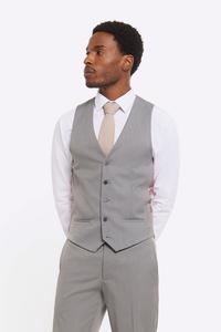 Простой костюм: жилет River Island, серый