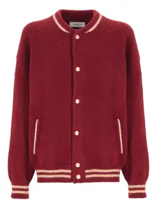 Бомбер на кнопках Laneus, красный