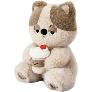 JTOP Куклы из коллекции Tired Collection, Kitten, Bunny, Panda, Sloth, плюшевая кукла, высота 23 см