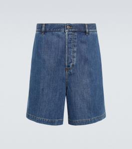 Джинсовые бермуды Valentino, Medium Blue Denim