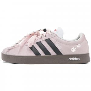 Adidas Кроссовки VL Court Classic Peach, Soft And Sweet Ambient Low top German Army Trainers Unisex Dirty Pink