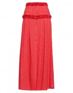 Длинные юбки Elisabetta Franchi, томатно-красный
