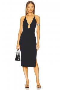 Платье миди Isabela Vix Swimwear, black