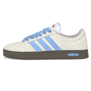 Adidas VL Court 2.0 Противоскользящие Износостойкие Низкие Кроссовки для Скейтбординга Унисекс Белый Синий