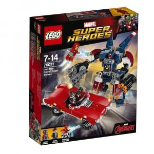 LEGO Marvel, Super Heroes, Iron Man Bricks: Detroit Steel Attacks, 76077